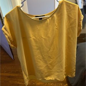 Yellow Dress Shirt. Color: Yellow Brand: SHEIN Size: S Price: $3